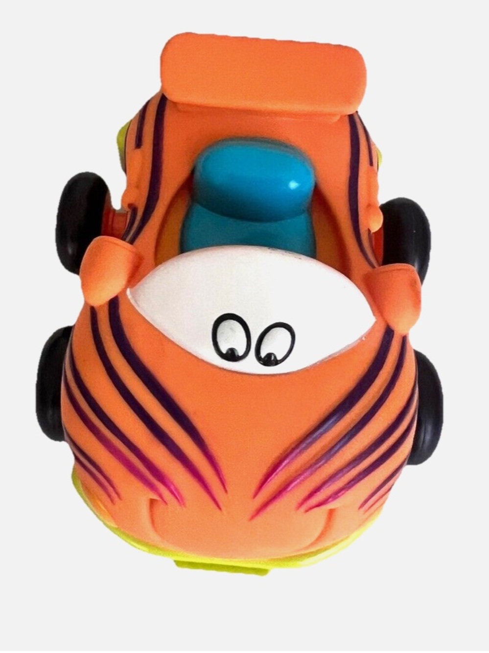 Just B. Orange Tiger-Striped Pull-Back Race Car for Kids